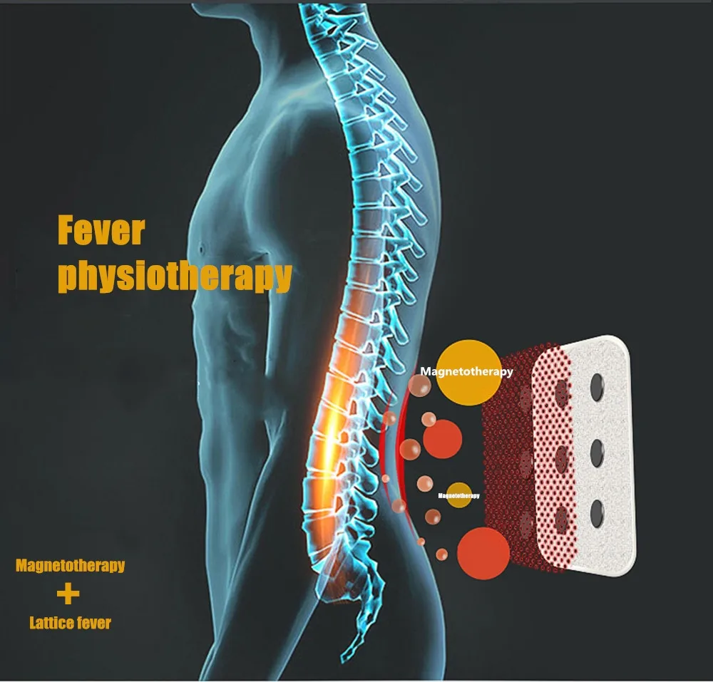 Самонагревающиеся магнитные стальные пластины поясная опора ортопедический