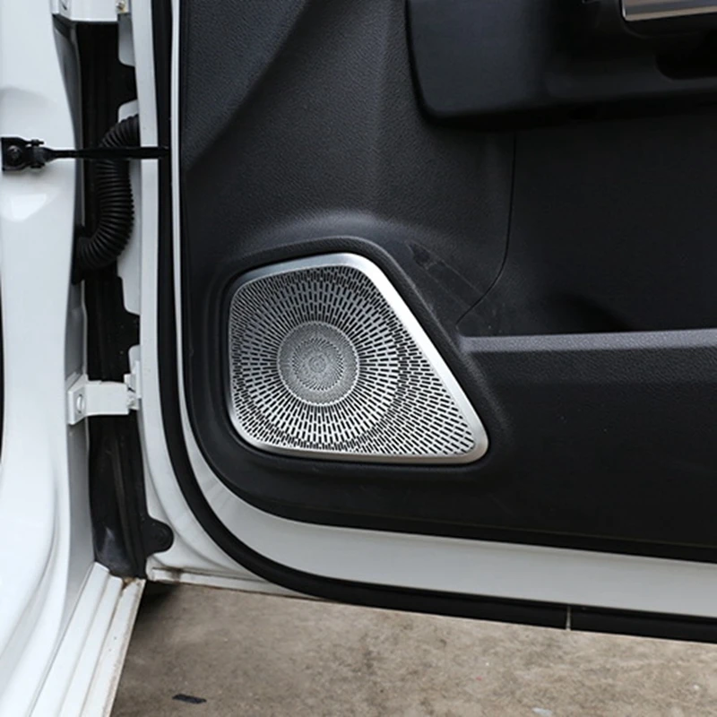 4Pcs Car Aluminum Door Audio Speaker Tweeters Cover Trim for Mercedes Benz GLA Class H247 2020-2021 | Автомобили и мотоциклы