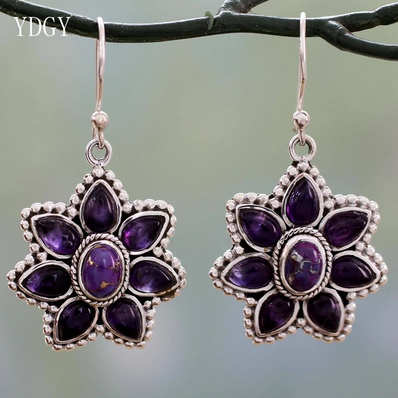 Женские Длинные геометрические серьги YDGY большие ручной работы в богемном стиле