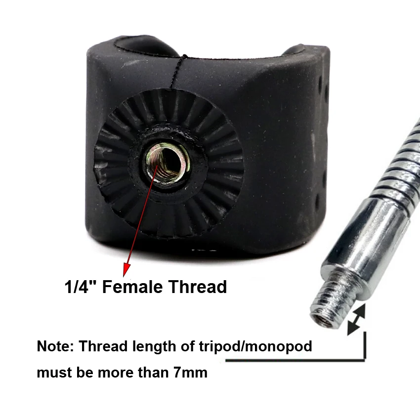 Большой размер U образный светильник для вспышки зажим штатива монопод