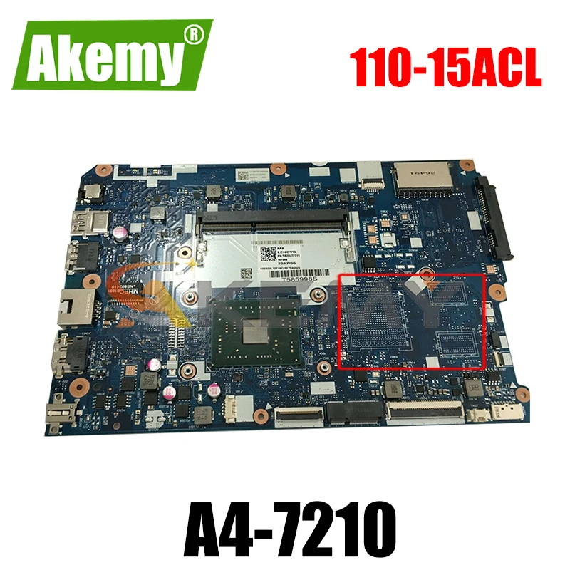 

Akemy для Lenovo BG520 nm-b051 110-15ACL Материнская плата ноутбука процессор A4-7210 100% тесты OK