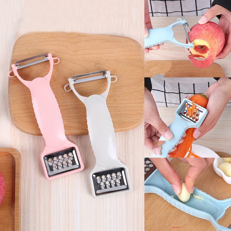 

Multifunctional Double-head Peeler Vegetable Grater Fruit Peeler Carrot Peeler Potato Melon Peeler Household Kitchen Tool