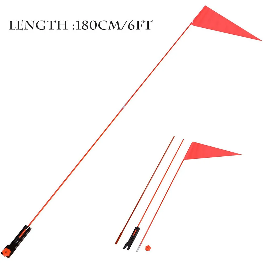 

Bicycle Safety Flag Fiberglass Flag Poles Bicycle Mounting Waterproof Tear-resistant Flag Cycling Equipment For Cycling