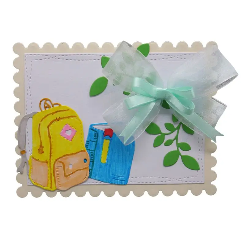 Школьная сумка рюкзак металлические режущие штампы трафарет для скрапбукинга