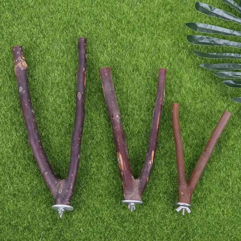 Деревянная вилка для домашних животных подставка ветвей дерева стойка белка