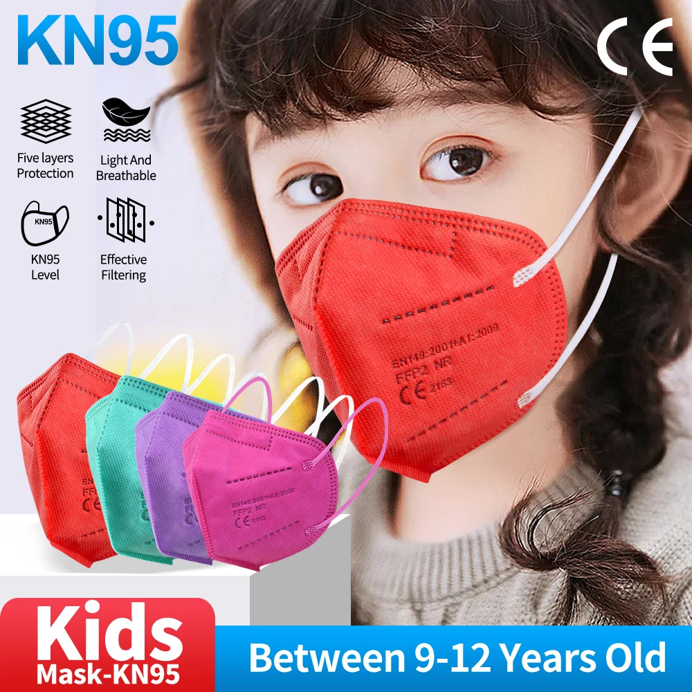 

KN95Mascarillas FFP2 Kids Mask Reusable Face Mask EU Certified Mask 5Layer Protection Mask Filter Mask FPP2MASK FPP3MASK CE