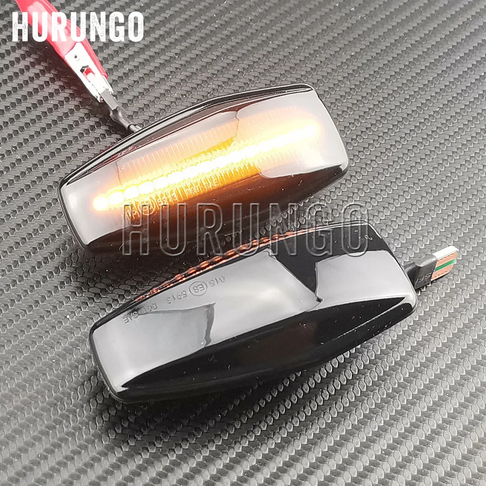 Светодиодный Динамический указатель поворота боковой габаритный фонарь для Hyundai