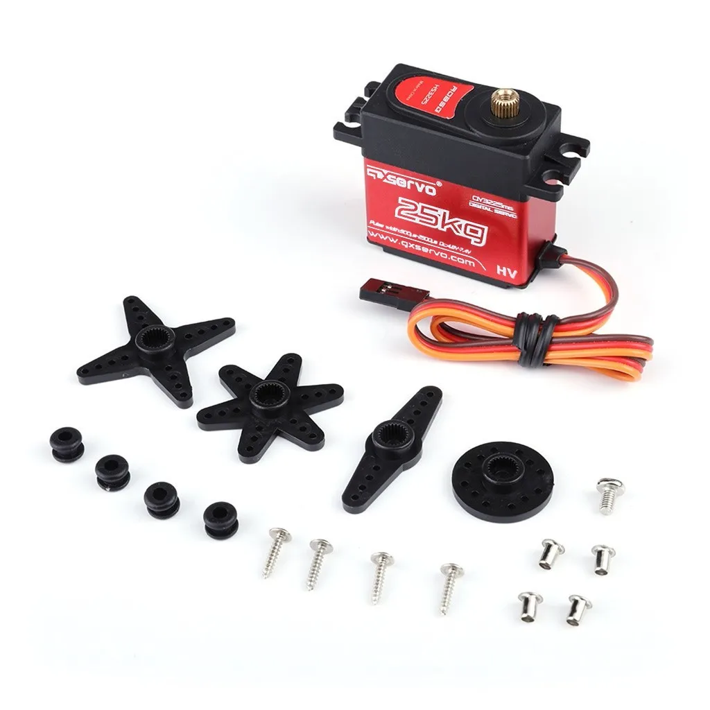 RC части HS3225 180 градусов цифровой сервопривод 25 кг Крутящий момент