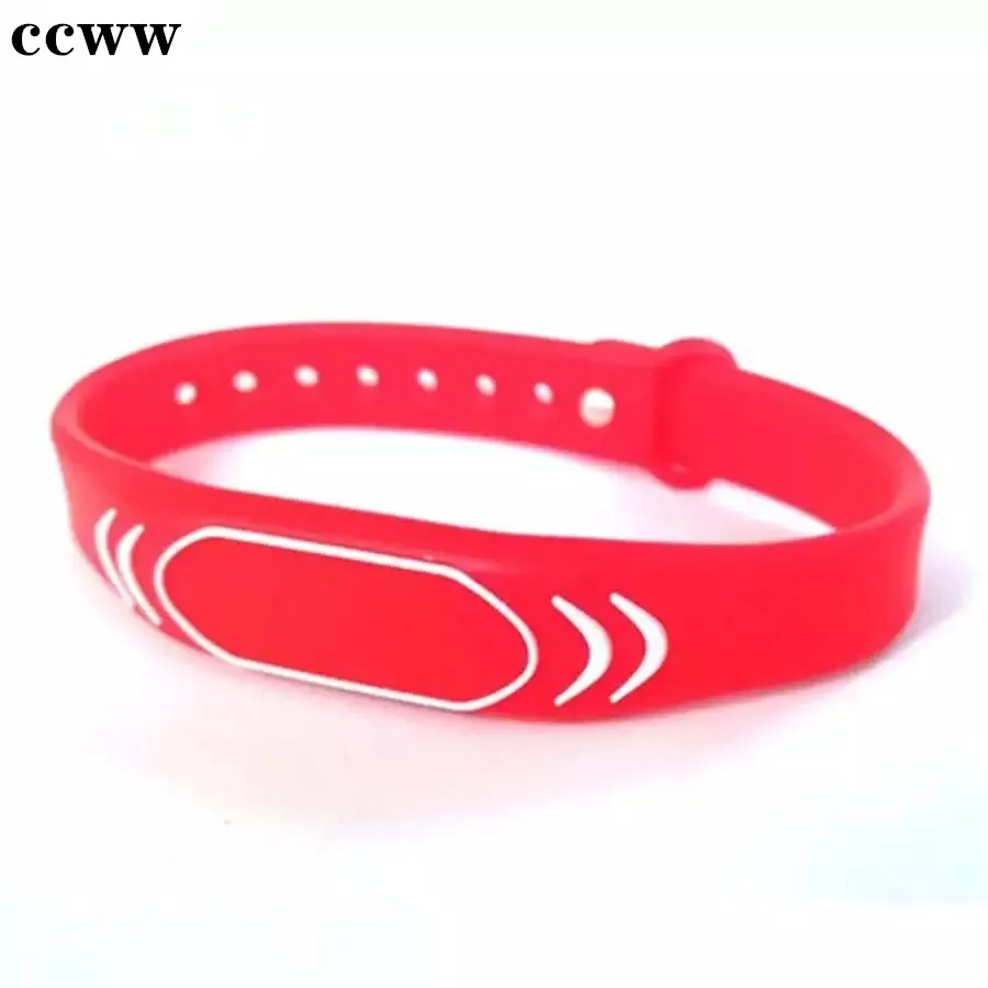 5 Colors Select 125khz Waterproof Adjustable Silicone Wristband Bracelet Keyfobs Token RFID EM4100/TK4100 Tags Swimming Pool Key |