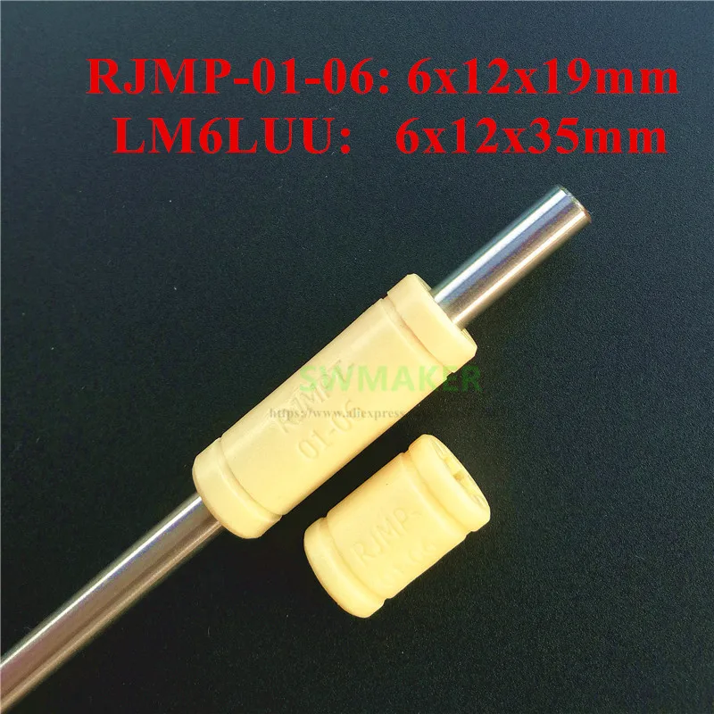 1 шт. LM6UU LML6UU сплошной полимер LM6LUU линейный подшипник с втулкой 6 мм Prusa mendel diy