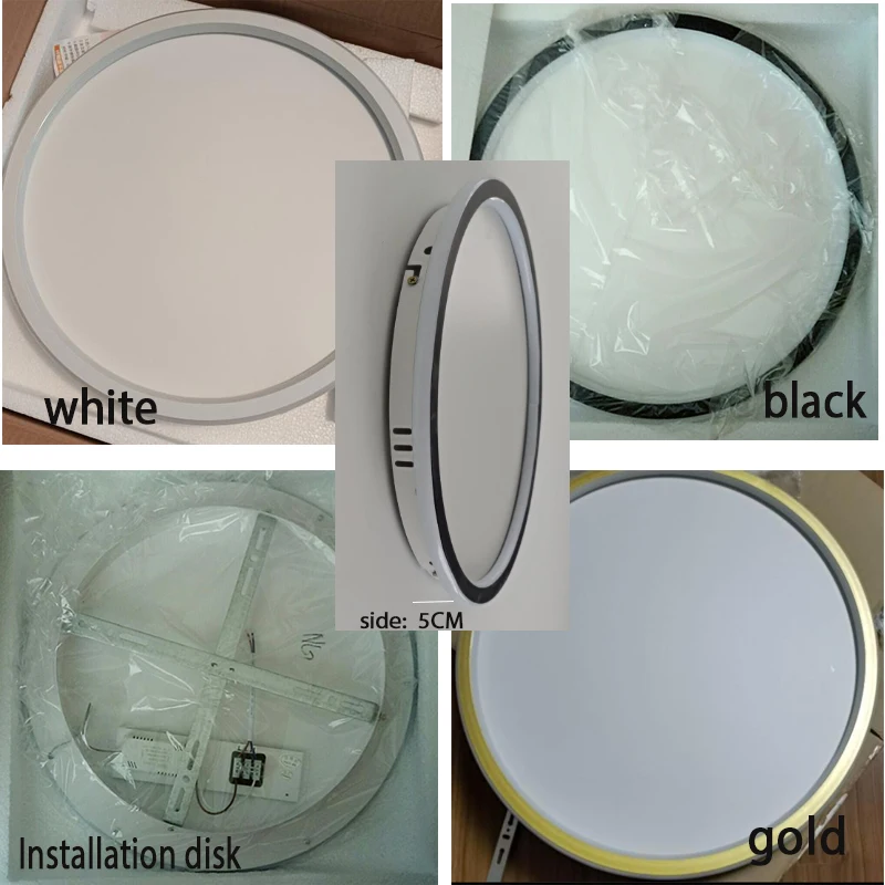 $23.04 Simple bedroom lamp living room study lamp round ultra-thin led ceiling lamp restaurant ceiling chandelier Nordic style lighting