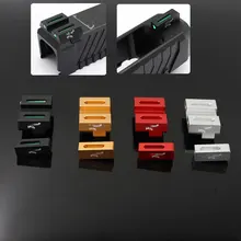 TI Tactical Fiber Optic Front and Rear red/green dot sights hunting night vision riflescope for Glock Kublai P1 Accessories