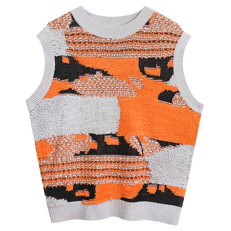 

2020 Autumn New Style Internet Celebrity Vest Knitted Vest Camisole Outerwear Trendy Japanese Style Bandage Dress Waistcoat