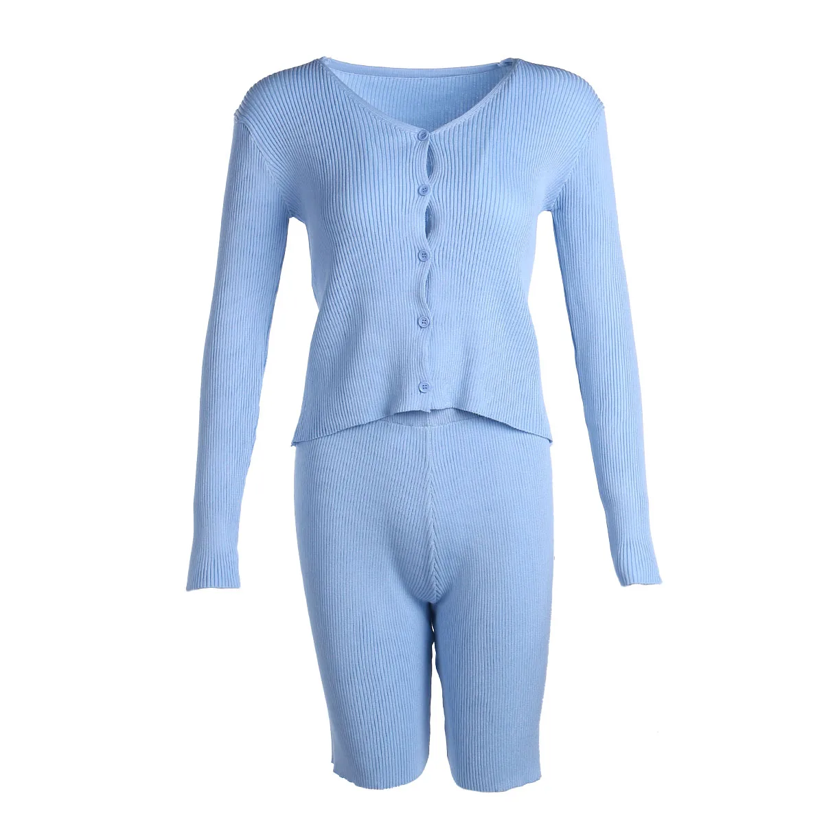 

Spring Autumn Women Knitted Tops Solid Cardigan Coat Outwear Long Sleeve V Neck Button Cardigans Slim Bodycon Sweaters Soft Coat