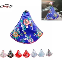 universal car accessories pattern style shift lever knob boot cover racing shift knob collars rs sfn101