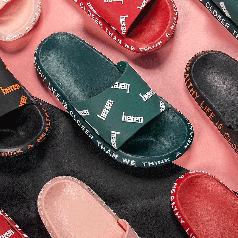 Новые летние милые женские шлепанцы с героями мультфильмов Пляжные домашние