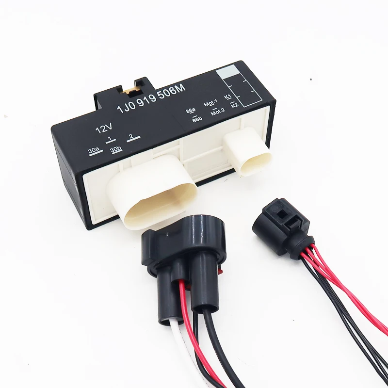 

Fan controller Connector Plug 1J0919506M 1J0 919 506M for Audi A3 VW POLO Golf Jetta LE MI IB CO