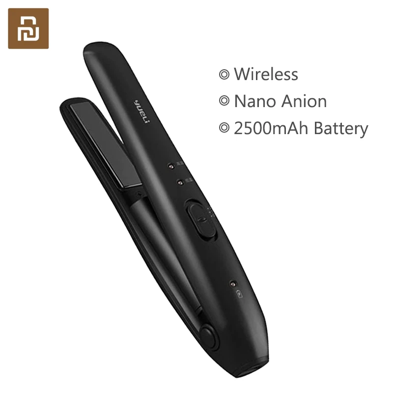 xiaomi Yueli Wireless Mini Hair Straightener/comb Wireless 2500mAh Battery Power Bank LED Indicator for Traveling