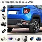 Накладка на глушитель из нержавеющей стали для Jeep Renegade 2016 2017 2018 2019 2020