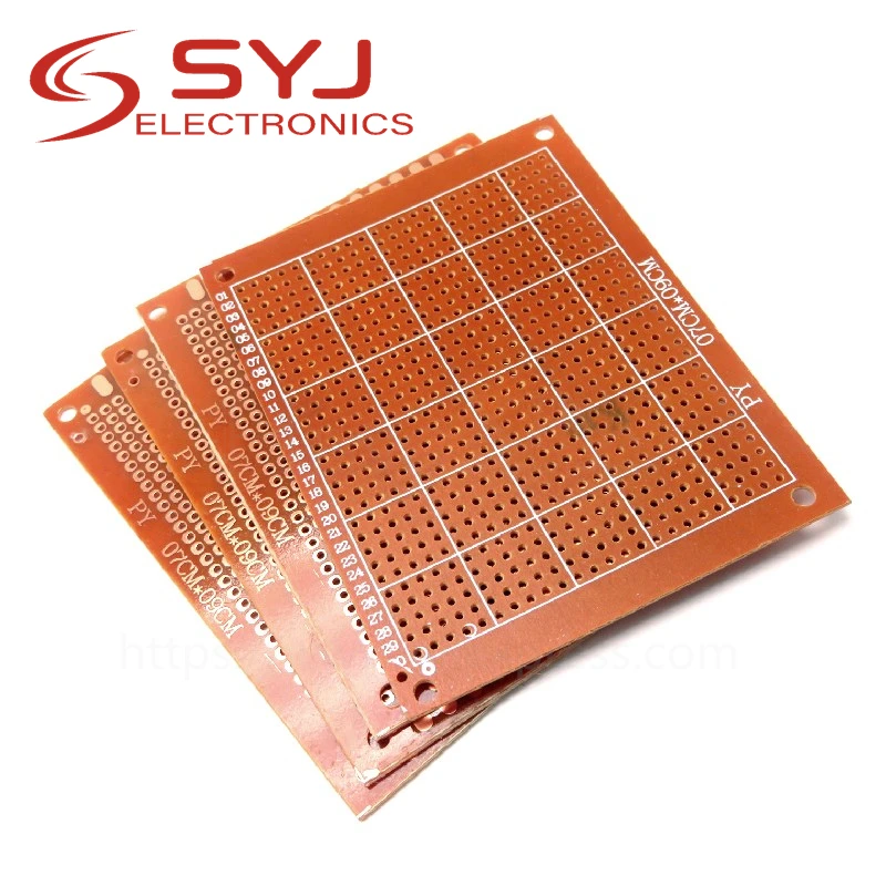 1 шт./лот т t 7x9 см 7*9 DIY Прототип бумаги PCB Universal в наличии|Интегральные схемы| |