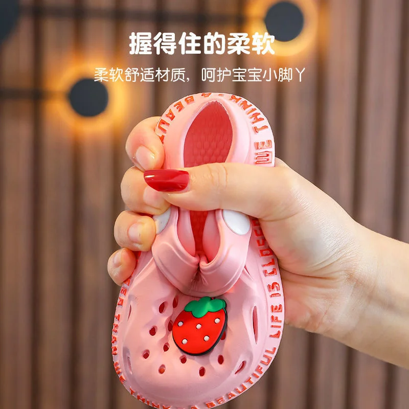 

Boy Flip Flops Soft Super Thick Bottomed New Design Summer Sandalias Kids shoes Soft Children Flat girls Slippers platforms
