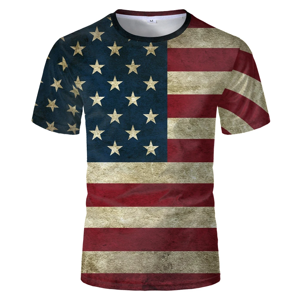 

Usa Flag T Shirt Mens Women Sexy 3d Print Tshirt Striped American Flag Men T-shirt Summer Tops Tees Fashion Clothes 2020 New