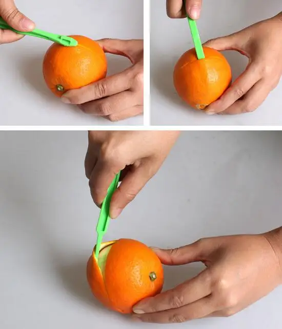 2 шт./упак. Лидер продаж Творческий длинный сегмент оранжевого цвета очистки