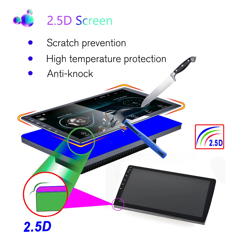 Автомобильный мультимедийный плеер 2 Din Android GPS-навигация HD WiFi USB FM 7&quot | Автомобили