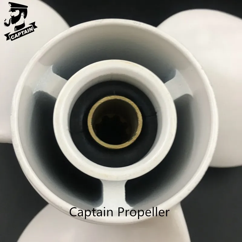 Подвесные двигатели Captain Propeller 9 1/4x11 подходят для Yamaha HP F9.9 15HP F15C F15 F20 алюминиевые 8