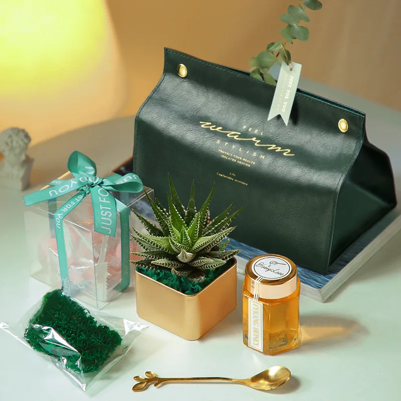 Кожаный тканевый чехол для гостиной стола бумажного ящика подноса офиса