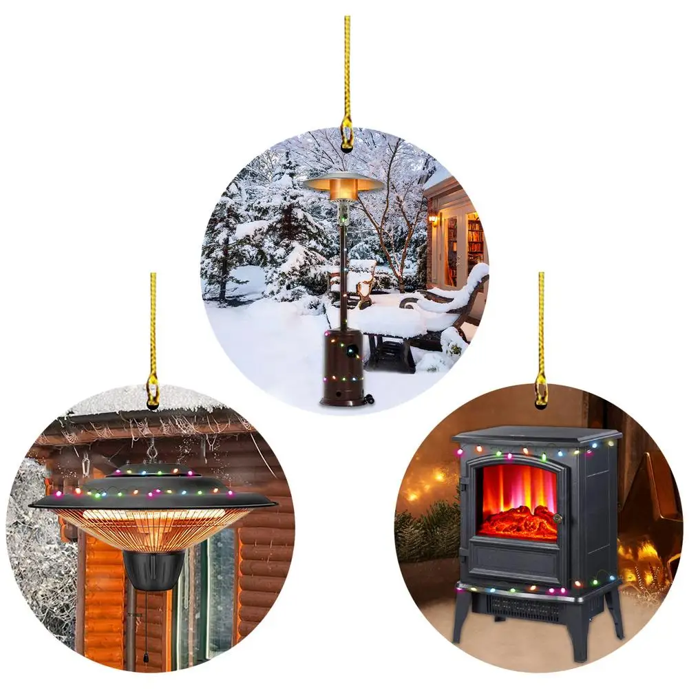 

Деревянное Рождественское украшение керамические рождественские украшения, искусственные праздничные подвесные украшения, 3 шаблона для ...