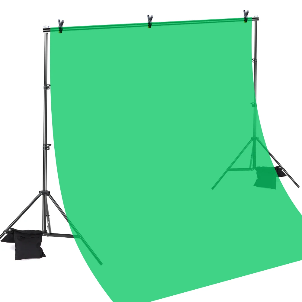 Professional 2*2m Photography Backdrop Stand Backet Background Frame Support System Stands For Studio With 3 Clamps | Электроника