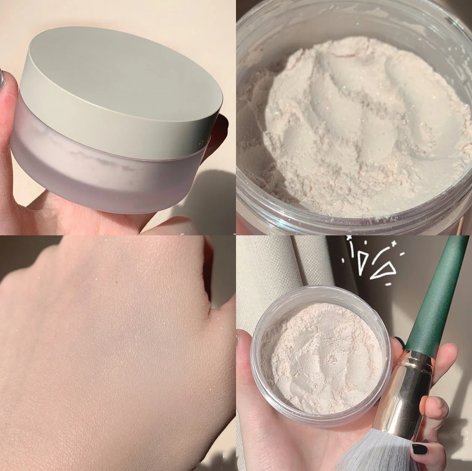 Натуральный консилер Star Diamond Loose Powder Glitter Pearlescent Cosmetics|Блестки для тела| |