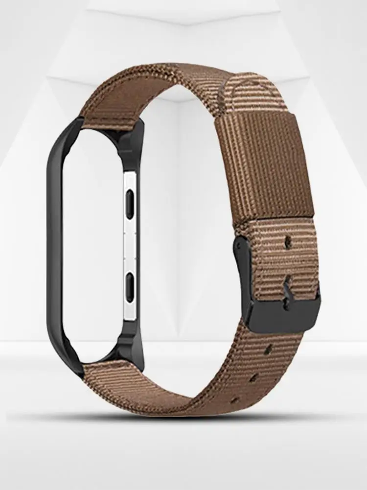Для Xiao mi 3 Xiao mi 4m 3 mi Band 4 Универсальный спортивный предварительно mi um холст сменный Браслет нейлоновый ремешок с черной рамкой ремешок для часов
