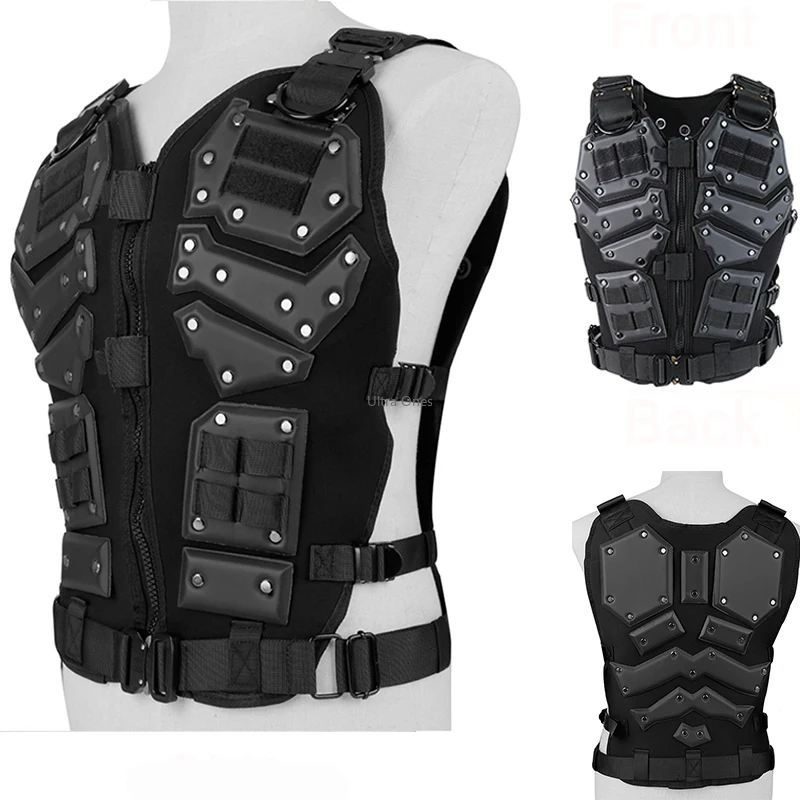 

Military Tactical Vest Molle Airsoft Paintball Vest Costume CS Field Outdoor Modular Combat Training Special Forces Vests