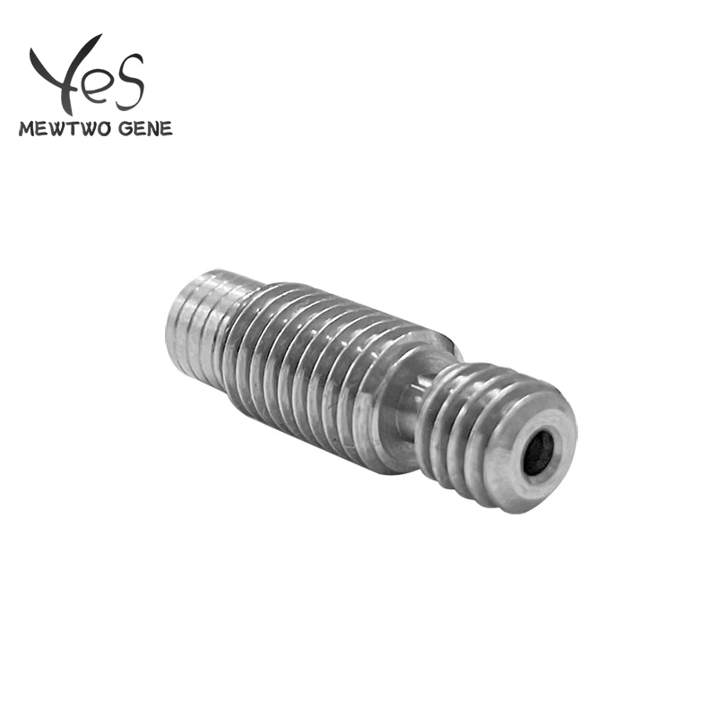 4 шт. детали для 3D-принтера с резьбой M6 нагревательная трубка E3D V6 металлическая