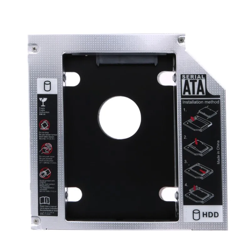 2nd HDD Caddy 12 7 мм Optibay SATA 3 0 коробка для жесткого диска DVD адаптер 2 5 SSD ТБ ноутбука CD