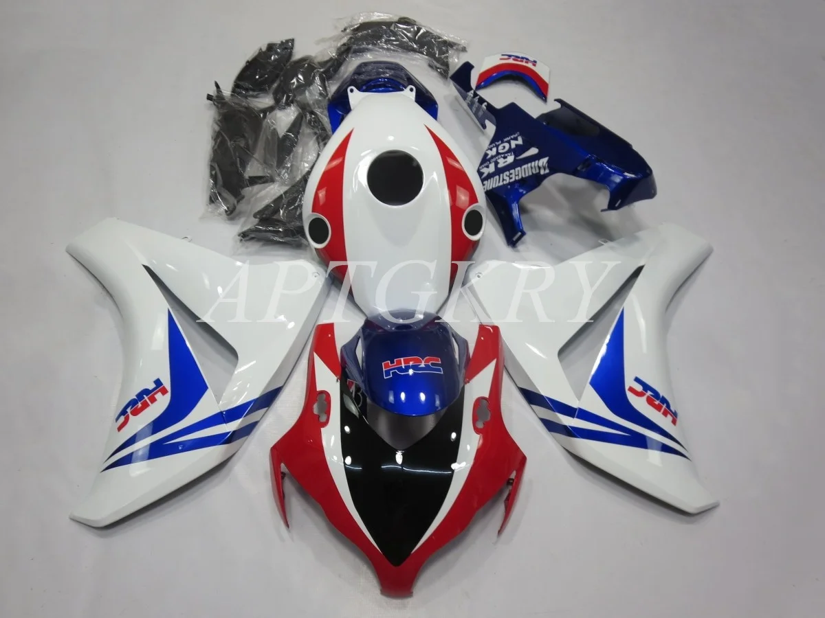 

Новый комплект обтекателей для мотоцикла из АБС-пластика под давлением, подходит для Honda CBR1000RR 2008 2009 2010 2011 1000RR, кузов красного и белого цвета