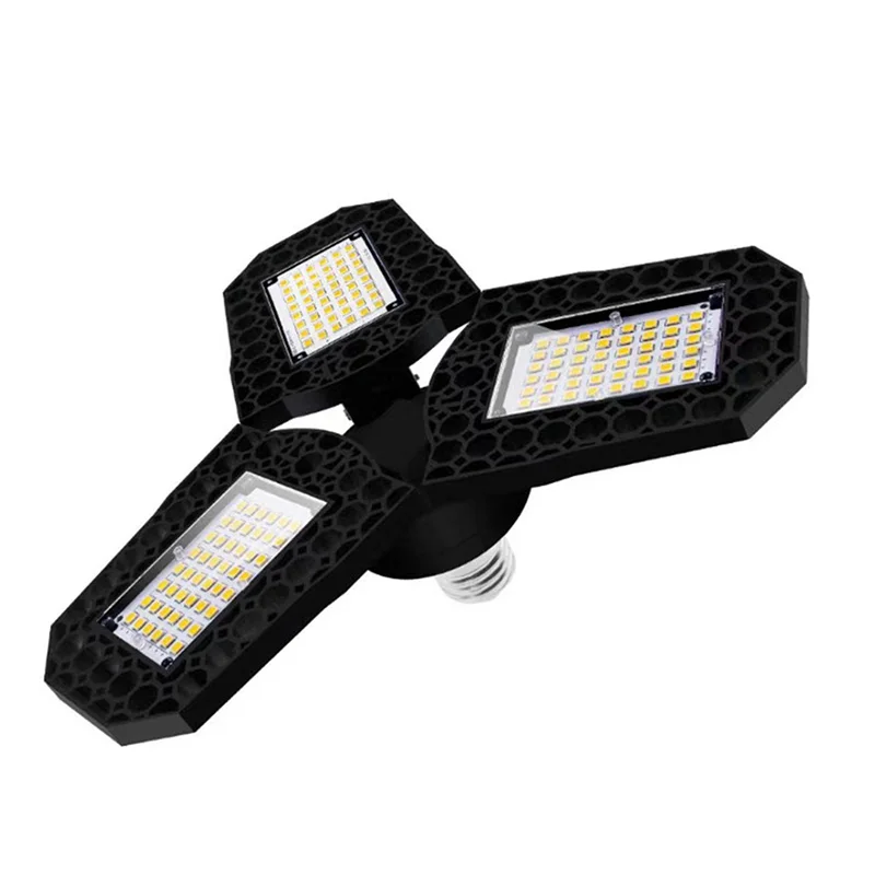 

1 шт. E27 40 Вт/60 Вт/80 Вт деформируемая игрушка три раза светильник светодиодный подвесной светильник типа High Bay светильник гараж подвал склад