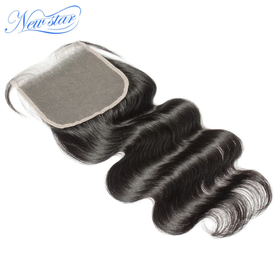 5x5 прозрачное кружевное закрытие бразильское объемное волнистое Новое Звездное