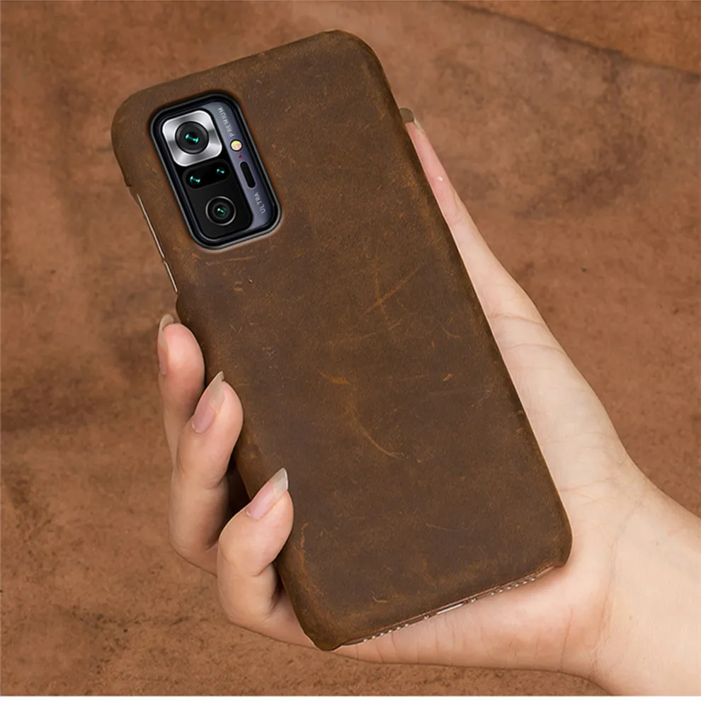 

Чехол из натуральной кожи для Xiaomi Redmi Note 12 12T Turbo Pro Mi 11 12 13 Ultra Lite Poco X3 Pro F3, Ремонтный матовый чехол