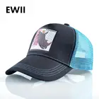 Кепка-бейсболка МужскаяЖенская сетчатая, регулируемая в стиле хип-хоп, с козырьком, летняя