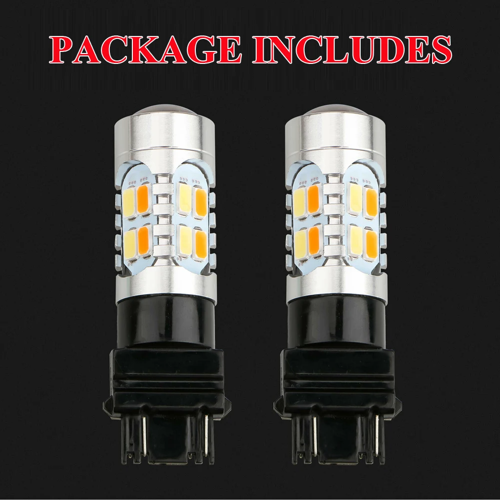 Белый/янтарный переключатель сигнала поворота парковочный светильник