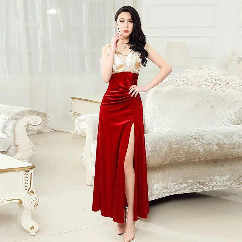 

Женское облегающее летнее платье без рукавов с круглым вырезом 1302