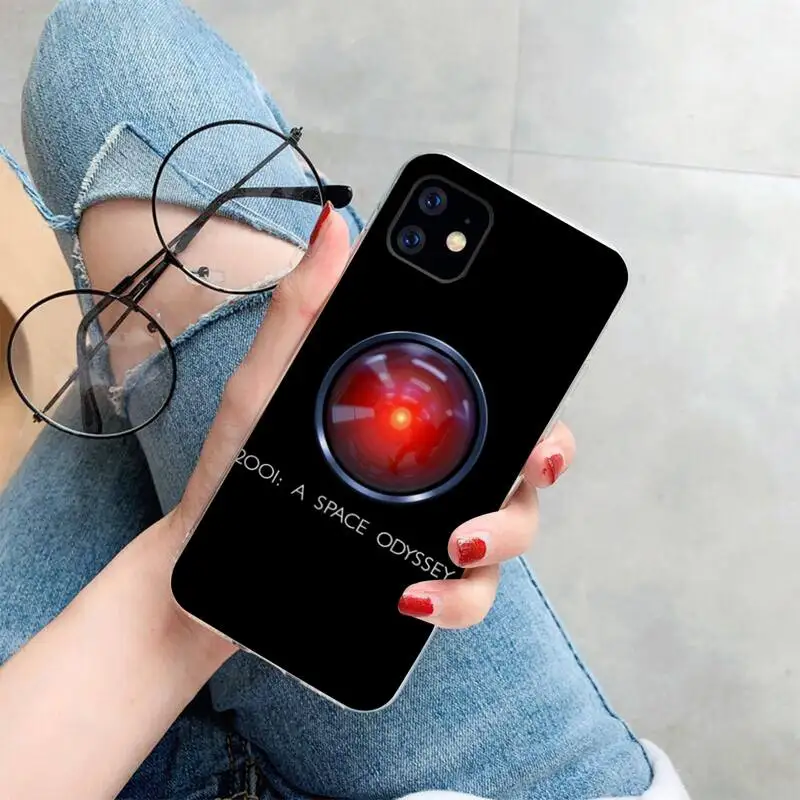 CUTEWANAN HAL 9000 2001 A Space Odyssey Soft Shell Phone Case Capa for iPhone 11 pro XS MAX 8 7 6 6S Plus X 5S SE 2020 XR cover | Мобильные