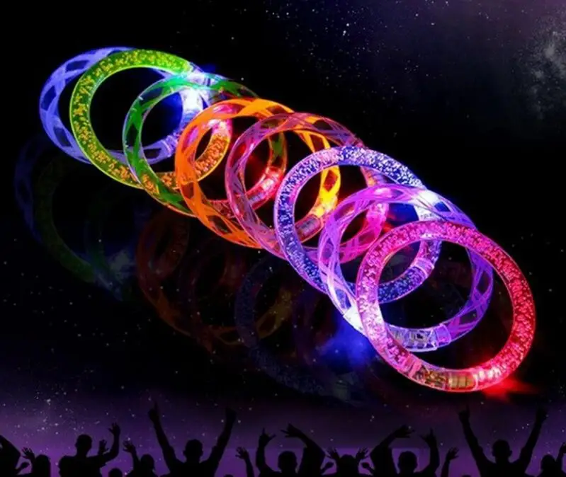 

Best selling concert LED flashing bracelet toy colorful light stick flashing stick led glowing toy acrylic glowing bracelet