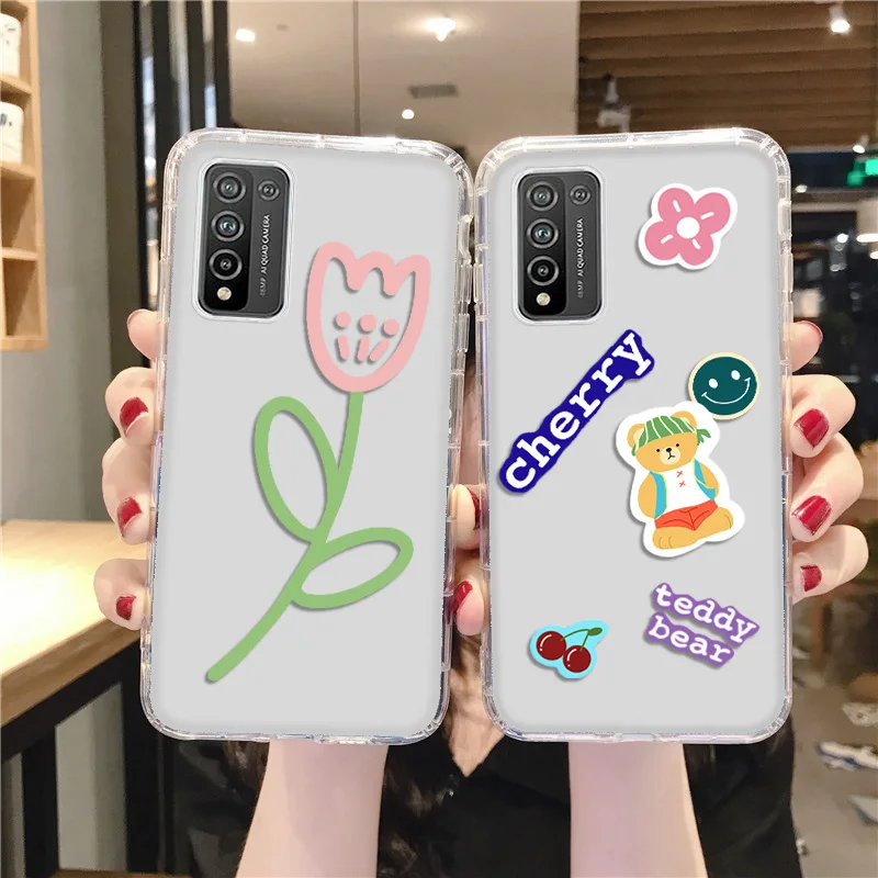 

Honor 10 Lite Case For Huawei Honor 8X 20 Pro 10X Lite 8S 9A 7A Pro Cases Nova 5T Mate 20 Lite 40 Pro P Smart 2021 Z Soft Fundas