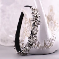 trixy s292 fg luxury bridal rhinestone hair accessories wedding tiara headpieces sparkle rhinestone headband baroque hair band