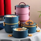 Многофункциональный герметичный термоизоляционный Ланч-бокс, многоуровневый контейнер для хранения продуктов, герметичный Ланч-бокс, кухонная утварь