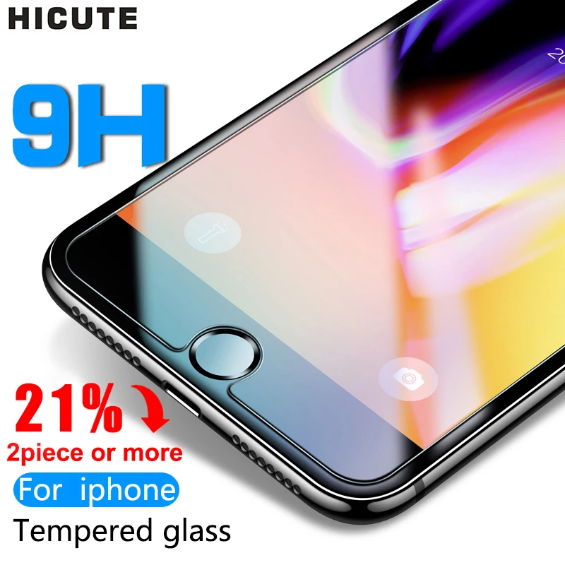 Защитное стекло для iPhone X XS Max XR 11 12 закаленное 7 8 6 6s Plus mini Pro защита экрана из стекла